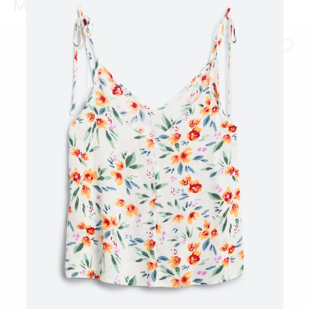 Lush White Floral Camisole